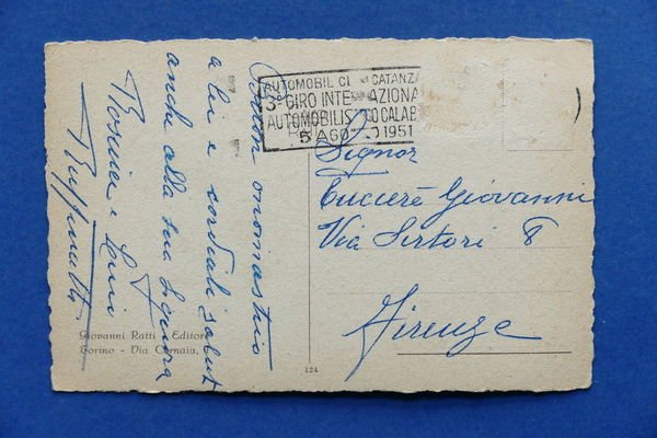 Cartolina Torino - Piazza Bernini e Corso Gabriele D'Annunzio - …