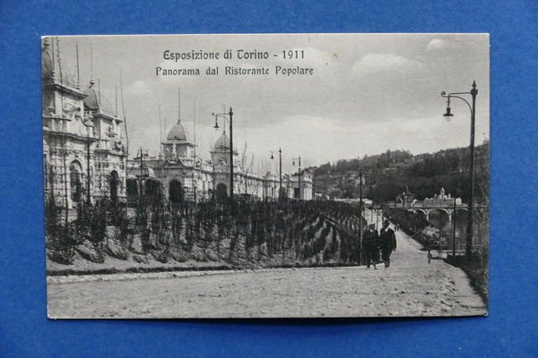 Cartolina Torino - Esposizione 1911 - Panorama dal Ristorante Popolare …