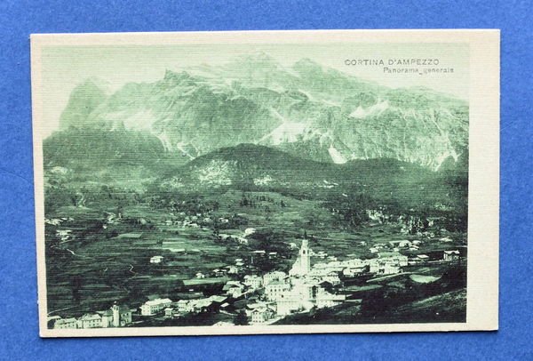 Cartolina Cortina d'Ampezzo - Panorama generale - 1920 ca.. | Immagine Gallery 1