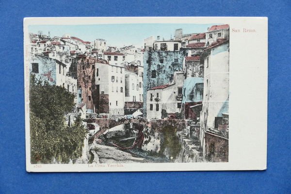 Cartolina Sanremo - La Città Vecchia - 1900 ca.