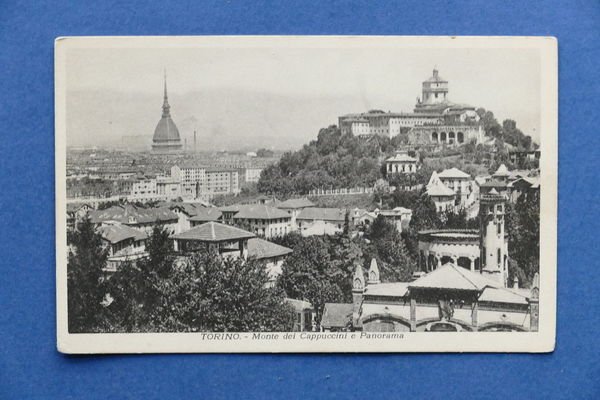 Cartolina Torino - Monte dei Cappuccini e Panorama - 1915 …