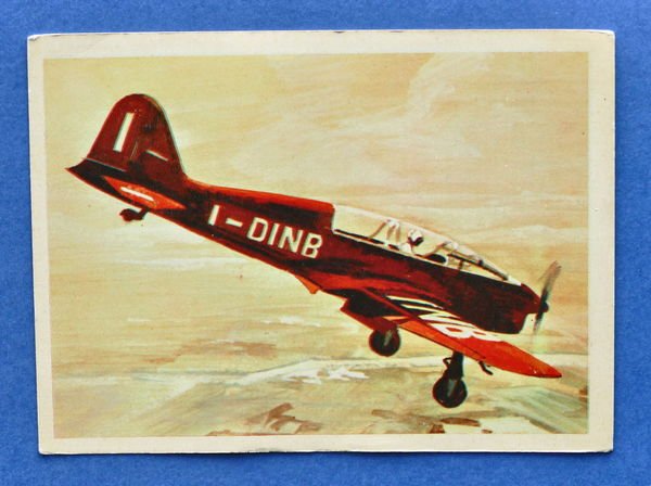 Cartolina Aeronautica - Aereo S.A.I. Ambrosini SAI-7 - 1950 ca..