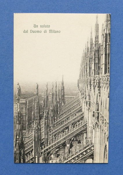 Cartolina Milano - Un saluto dal Duomo di Milano - …