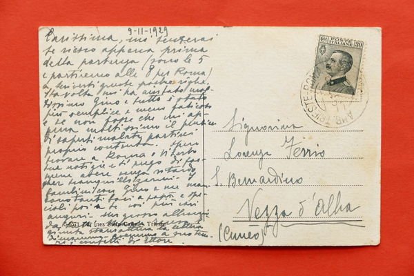 Cartolina Trieste - Piazza Unità - 1929