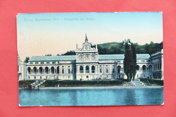 Cartolina Torino - Esposizione 1911 Padiglione del Belgio