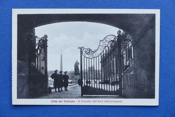 Cartolina - Città del Vaticano - Il Cancello dell'Arco delle …