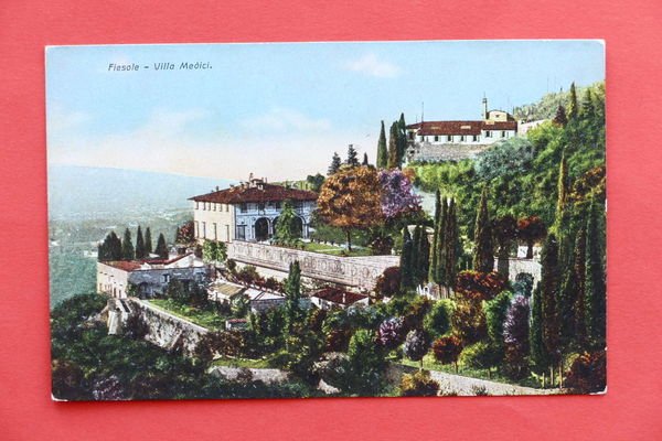 Cartolina Fiesole - Villa Medici - 1915 ca.