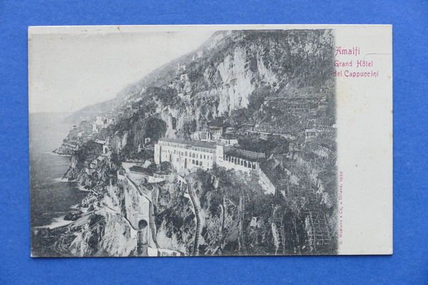 Cartolina Amalfi - Grand Hotel dei Cappuccini - 1900 ca.