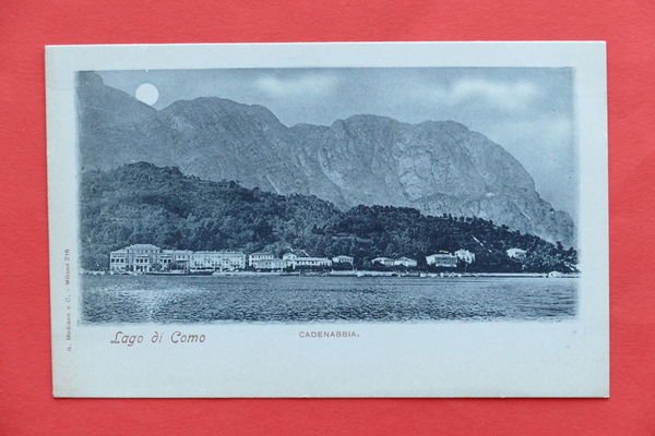 Cartolina Lago di Como - Cadenabbia - 1900 ca.