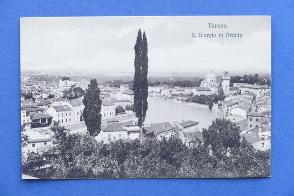 Cartolina Verona - S. Giorgio in Braida - 1915 ca.