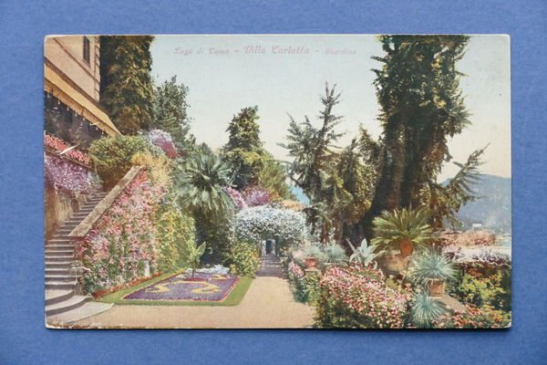 Cartolina Lago di Como - Villa Carlotta - Giardino - …