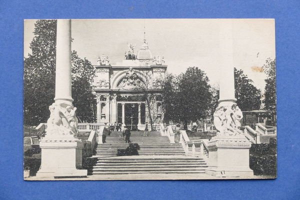 Cartolina Torino - Esposizione 1911 Scalea d'accesso al ponte monumentale