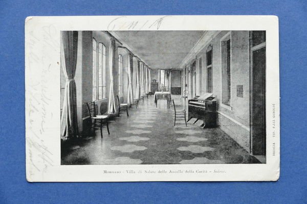 Cartolina Mompiano - Villa di Salute delle Ancelle della Carità …