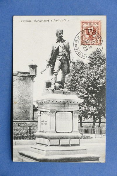 Cartolina Torino - Monumento a Pietro Micca - 1923.