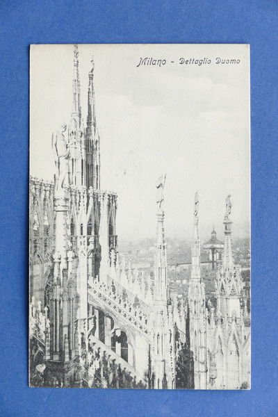 Cartolina Milano - Dettaglio Duomo - 1905 ca. | Immagine Gallery 1