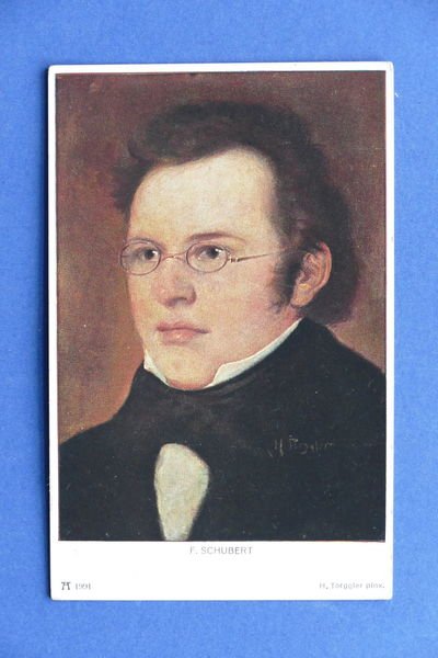 Cartolina Personaggi Famosi - Franz Schubert - 1910 ca.