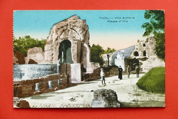 Cartolina Tivoli - Villa Adriana - Piazza d'Oro - 1910 …