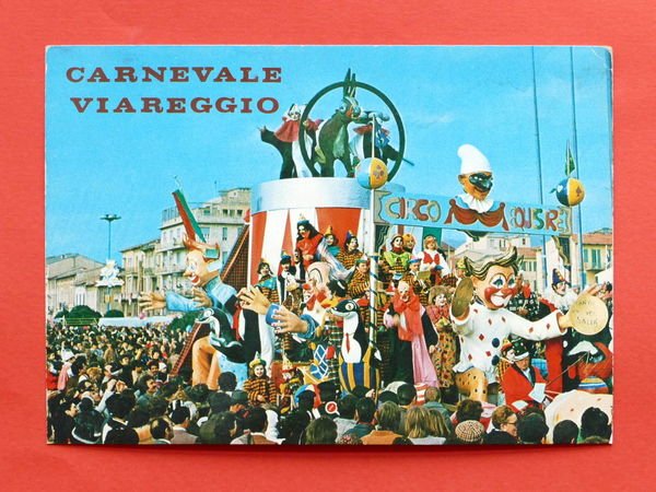 Cartolina Carnevale di Viareggio - Il circo equestre - 1974 …