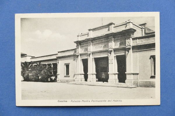 Cartolina Cascina - Palazzo Mostra Permanente del Mobilio - 1949