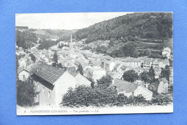 Cartolina Francia - Plombieres-les-Bains - Vue generale - 1913