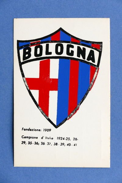 Cartolina Sport Calcio - Scudetto Bologna - 1960 ca.
