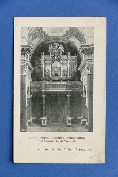 Cartolina Valle di Pompei - Organo liturgico del Santurio di …