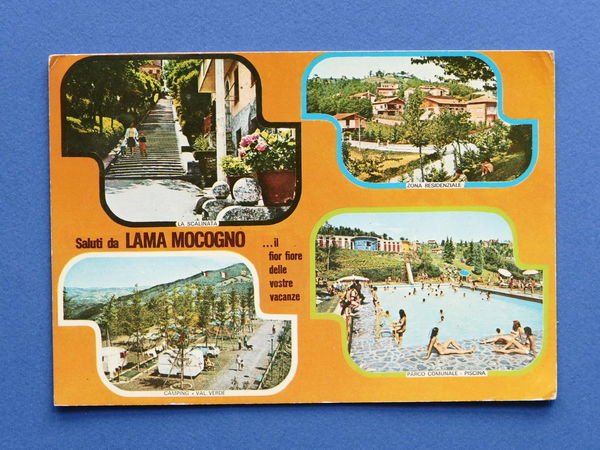 Cartolina Lama Mocogno - Varie vedute - 1972
