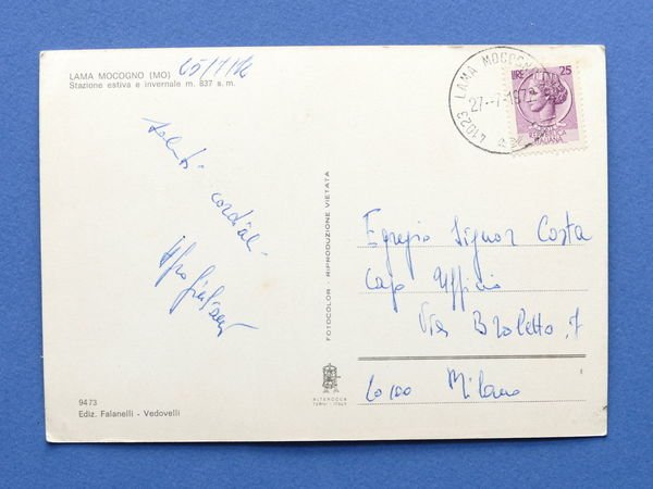 Cartolina Lama Mocogno - Varie vedute - 1972