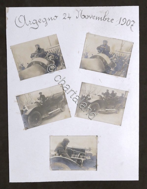 5 Fotografie Automobile d'epoca Humber Beeston four-cylinder - Argegno 1907 …