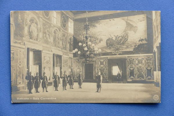 Cartolina Vaticano - Sala Clementina - 1915 ca.