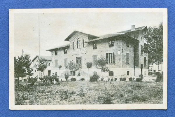 Cartolina Colonia Marina di Senigallia - Edificio principale - 1942.