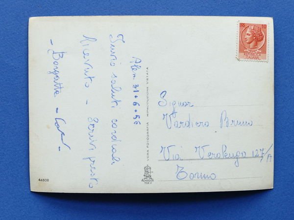 Cartolina Alessandria - Panorama . 1956