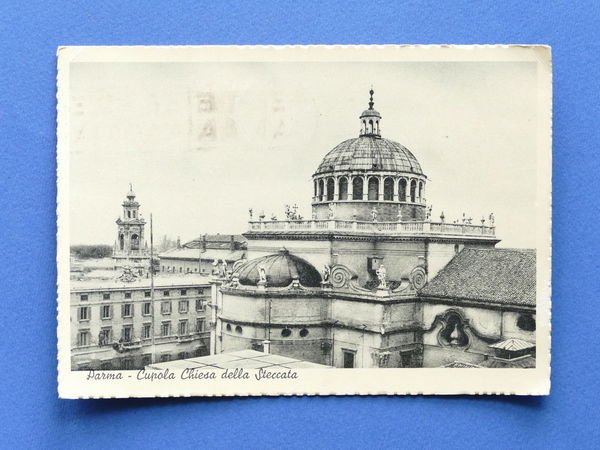 Cartolina Parma - Cupola Chiesa della Steccata - 1939