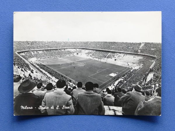 Cartolina Milano - Stadio di S. Siro - 1959