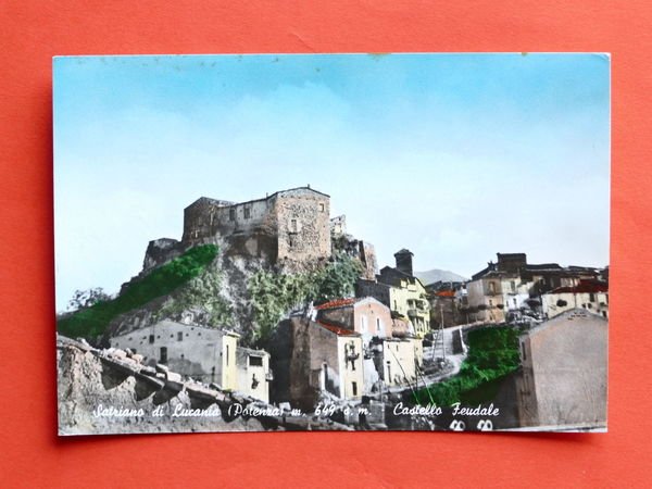 Cartolina Satriano di Lucania - Castello Feudale - 1967