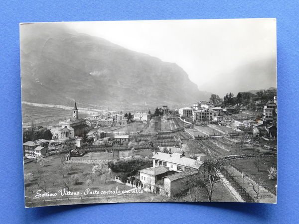 Cartolina Settimo Vittone - Parte Centrale con Ville - 1953 | Immagine principale
