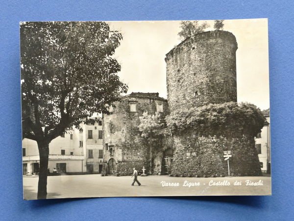 Cartolina Varese Ligure - Castello dei Fieschi - 1962