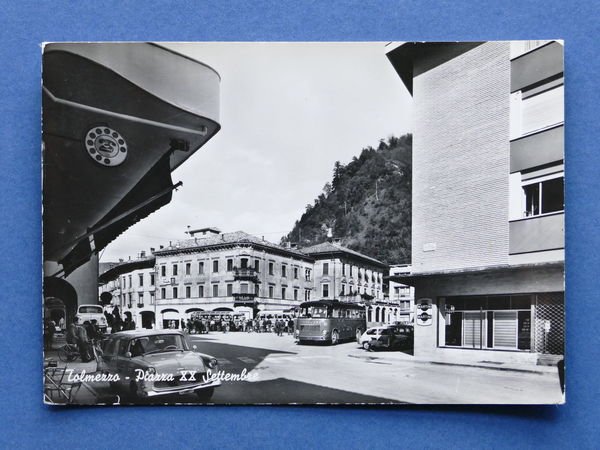 Cartolina Tolmezzo - Piazza XX Settembre - 1963