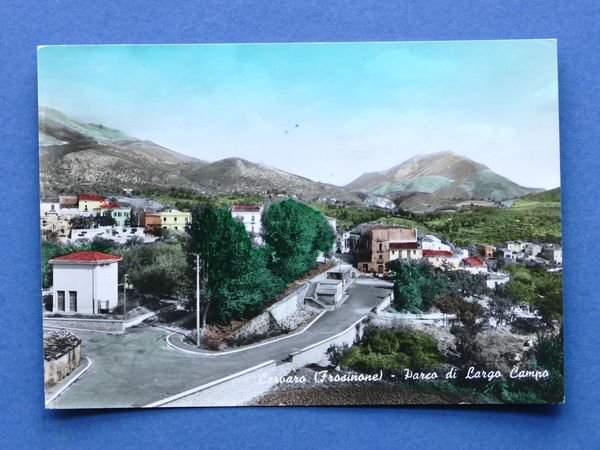 Cartolina Cervaro - Parco di Largo campo - 1967 | Immagine principale
