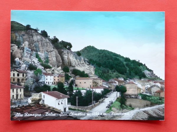 Cartolina Balze - Stazione Climatica - Panorama - 1958