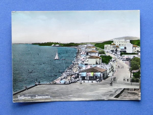 Cartolina Follonica - Panorama - 1960 ca.