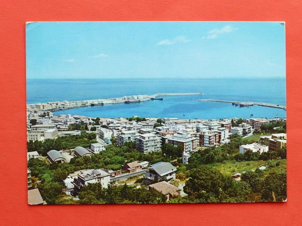Cartolina Vibo Marina - Panorama con il Porto - 1978