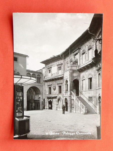 Cartolina Fermo - Palazzo Comunale - 1960 ca.