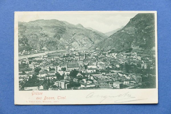 Cartolina Bolzano - Tirolo - 1900 ca.