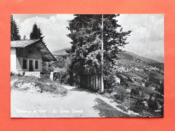 Cartolina Dossena - La Santa Trinità - 1966.