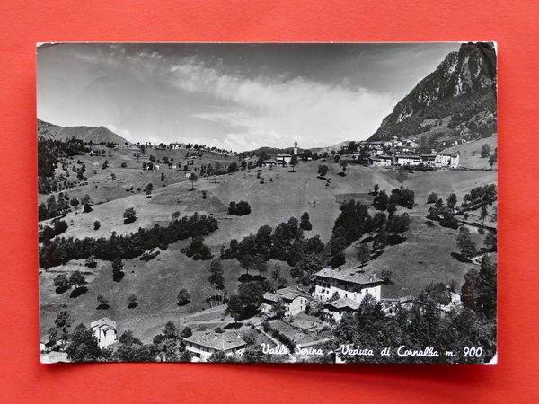 Cartolina Valle Serina - Veduta di Cornalba - 1957.