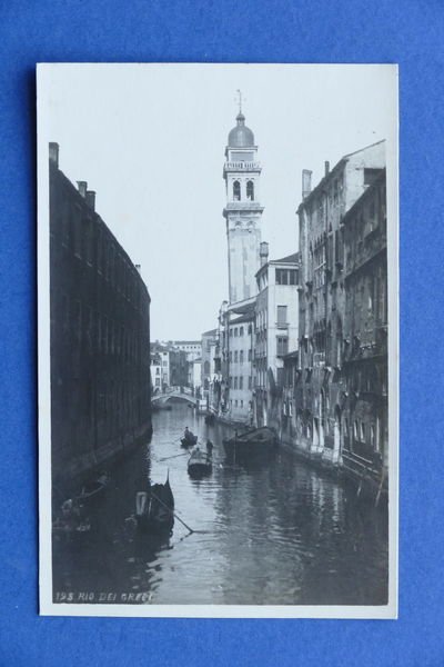 Cartolina Venezia - Rio dei Greci - 1920 ca.