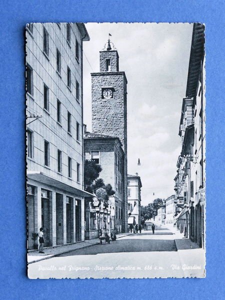 Cartolina Pavullo nel Frignano - Via Giardini - 1965.