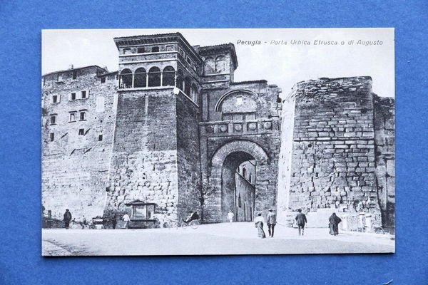 Cartolina Perugia - Porta Urbica Etrusca o di Augusto - …