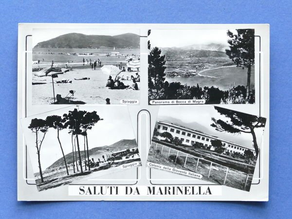 Cartolina Marinella di Sarzana - Varie vedute - 1955